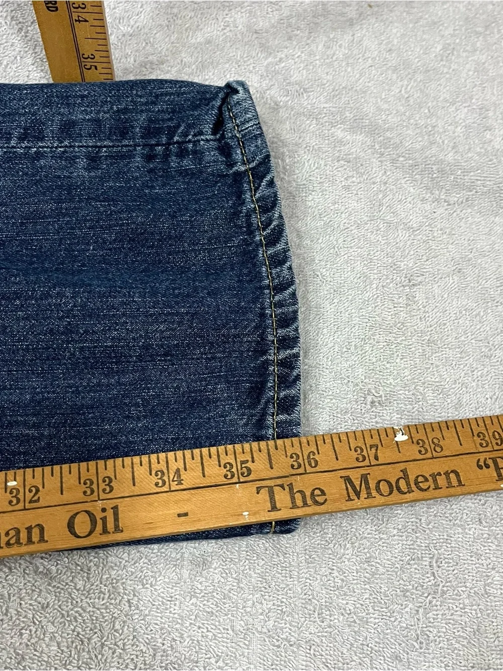 Polo Ralph Lauren 867 Jeans Mens 36x36 Classic Fit Straight Leg Mid Wash Preppy
